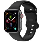 Pasek Bizon Strap Watch Silicone S do Apple Watch 38/40/41/42 mm, czarny