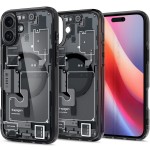 Etui Spigen Ultra Hybrid Mag do MagSafe do iPhone 16, przydymione-szare (Zero One)