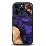 Drewniane etui do iPhone 16 Pro, Bewood Unique Violet