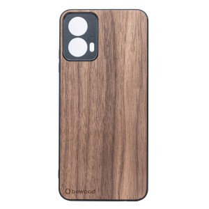 Drewniane etui do Motorola Moto G34 5G, Bewood Orzech Amerykański