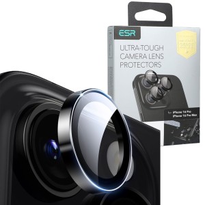 Szkło na aparat ESR Camera Lens do iPhone 16 Pro / 16 Pro Max, czarne