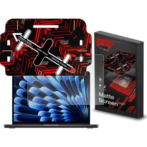 Folia matowa z ramką do montażu Grizz Mate Screen do Apple Macbook Air 13" 2024