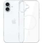 Etui 3mk Clear MagCase do MagSafe, do iPhone 16 Plus, przezroczysto-białe