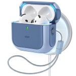 Etui ESR Orbit HaloLock MagSafe do AirPods 4, niebieskie