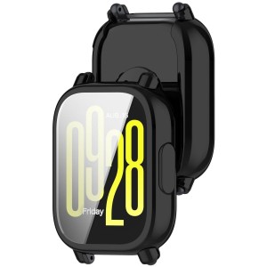 Etui z osłoną ekranu Bizon Case Watch Felipe do Xiaomi Redmi Watch 5 Lite, czarne