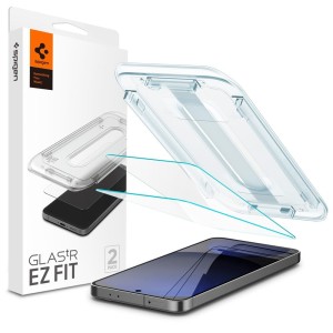 Szkło do etui + Aplikator Spigen Glas.tR EZ Fit 2-Pack do Galaxy S24 FE / A56 5G
