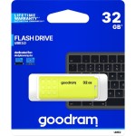 Pendrive USB-A 2.0, Goodram UME2 32 GB, 20MB/s, żółty