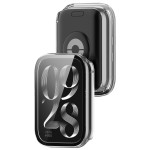 Etui ze szkłem do zegarka Bizon Case Watch Adamo do Xiaomi Mi Smart Band 9 Pro, przezroczyste