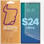 Folia hydrożelowa na ekran Bizon Film Hydrogel Front Duo do Galaxy S24 Ultra, 2 sztuki