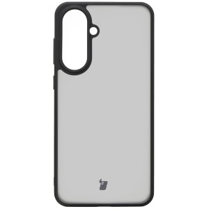 Etui Bizon Case Angelo do Galaxy A56 5G, półprzezroczyste z czarną ramką