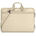 Torba na laptopa 13-14" na ramię, Tech-Protect Pocket Bag, beżowa