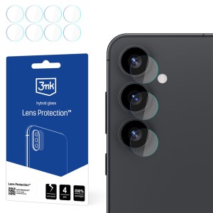 Osłona na aparat 3mk Lens Protection do Samsung Galaxy S25 Plus, 4 zestawy