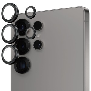 Szkło hartowane na aparat PanzerGlass Hoops do Galaxy S25 Ultra, czarne