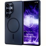 Etui 3mk Smoke MagCase do Samsung Galaxy S25 Ultra, przydymione z czarną ramką