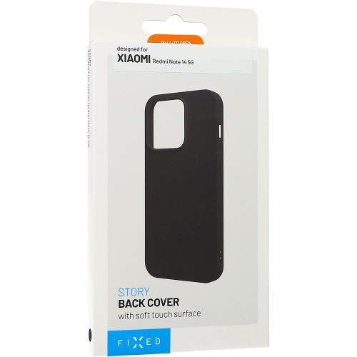 Etui Fixed Story do Xiaomi Redmi Note 14 5G, czarne
