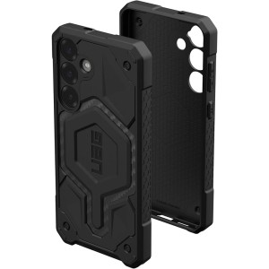 Etui pancerne Urban Armor Gear Monarch Pro Carbon Magnet do Galaxy S25 Plus, czarne z włóknem węglowym