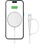 Ładowarka indukcyjna Tech-Protect Qi15W A44 do MagSafe, Qi, biała