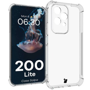 Elastyczne etui Bizon Case Salpa do Honor 200 Lite, przezroczyste