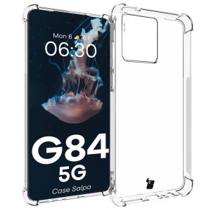 Elastyczne etui Bizon Case Salpa do Motorola Moto G84 5G, przezroczyste