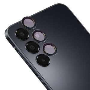 Szkło hartowane na aparat Bizon Glass Snap Lens do Galaxy A16 4G/5G, 1 zestaw, czarna ramka