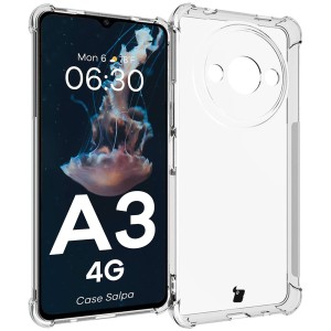 Elastyczne etui Bizon Case Salpa do Xiaomi Redmi A3 4G, przezroczyste