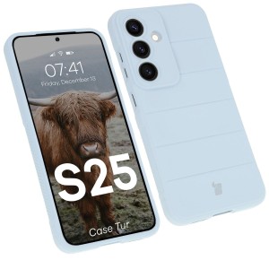 Pancerne etui Bizon Case Tur do Galaxy S25, jasnoniebieskie