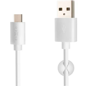 Kabel Fixed Data Cable USB-A / USB-C 2m, biały