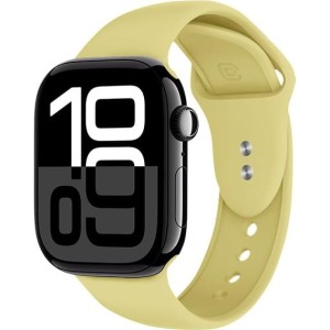 Pasek Crong Sport Liquid Band do Apple Watch 42/41/40/38 mm, słomkowy