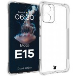Elastyczne etui Bizon Case Salpa do Motorola Moto E15, przezroczyste