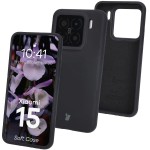 Silikonowe etui Bizon Soft Case do Xiaomi 15, czarne