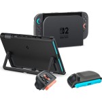 Etui Spigen Nano Pop do Nintendo Switch 2, czarno-szare