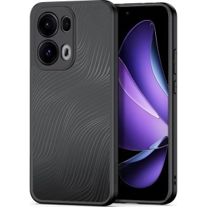 Etui Dux Ducis AIMO do Oppo Reno13 Pro, przezroczyste z czarną ramką