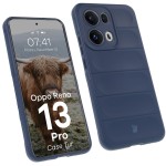 Pancerne etui Bizon Case Tur do Oppo Reno13 Pro, granatowe
