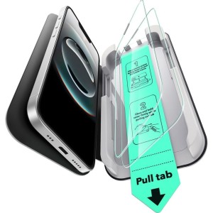 Szkło hartowane z ramką pozycjonującą ESR UltraFit Tempered Glass do iPhone 16e / 14 / 13 Pro / 13, 2 sztuki