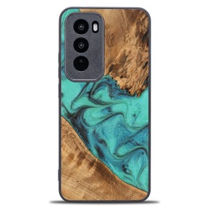 Drewniane etui do Oppo Reno 12 Pro, Bewood Unique Turquoise