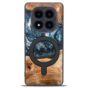 Drewniane etui do Xiaomi Redmi Note 14 Pro 5G / Xiaomi Poco X7, Bewood Unique Planets Ziemia do MagSafe