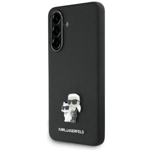 Etui Karl Lagerfeld Hardcase Saffiano Metal Logo do Galaxy A56 5G, czarne
