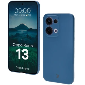 Etui Bizon Case Łupka do Oppo Reno13, niebieskie