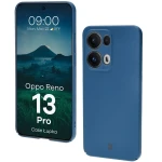 Etui Bizon Case Łupka do Oppo Reno13 Pro, niebieskie