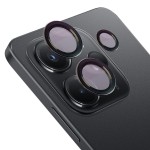 Szkło hartowane na aparat Bizon Glass Snap Lens do Xiaomi Redmi Note 14 4G, 1 zestaw, czarna ramka