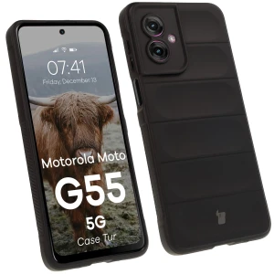 Pancerne etui Bizon Case Tur do Motorola Moto G55 5G, czarne