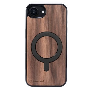 Drewniane etui do iPhone 17e / 16e, Bewood Orzech Amerykański MagSafe
