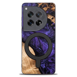Drewniane etui do OnePlus 12, Bewood Unique Violet do MagSafe