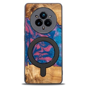 Drewniane etui do Realme 14 Pro Plus 5G, Bewood Unique Neons Vegas do MagSafe