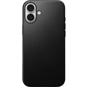 Skórzane etui Nomad Modern Leather MagSafe do iPhone 16 Plus, czarne