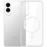 Etui 3mk MagCase do Galaxy S25 Edge, przezroczysto-białe