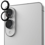 Szkło hartowane na aparat z aplikatorem PanzerGlass Hoops do Galaxy S25 Edge, czarne