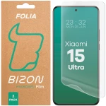 Folia hydrożelowa na ekran Bizon Film Hydrogel Front Duo do Xiaomi 15 Ultra, 2 sztuki