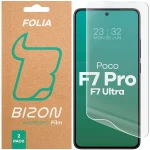Folia hydrożelowa na ekran Bizon Film Hydrogel Front Duo do Xiaomi Poco F7 Pro / F7 Ultra, 2 sztuki