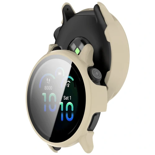 bizon-case-glass-set-garmin-vivoactive-6-beige-01.webp